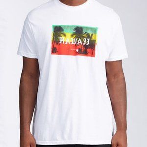 BILLABONG STATE HAWAII T-SHIRT RASTA REGGAE